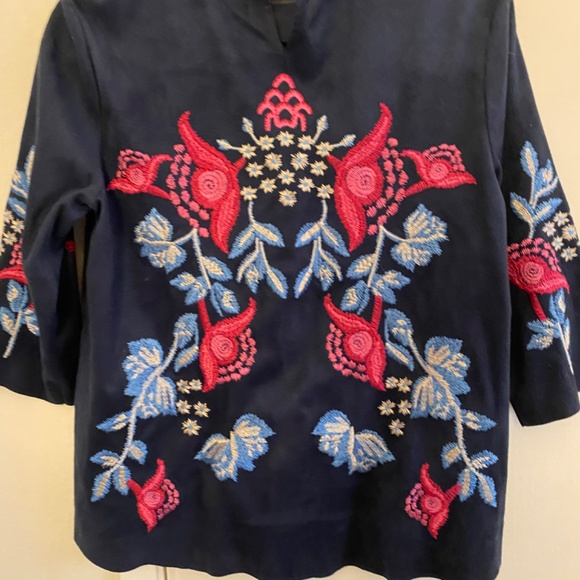 Top / Chemisier Femme ZARA - Taille XS/36 - Rouge - Style Tunique - Occasion Très Bon État